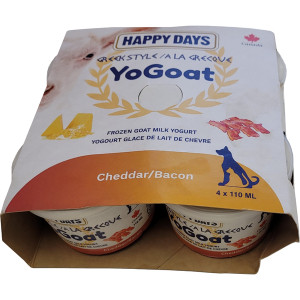 Happy Days Yo-Goat Bacon Cheddar 110mlx4 case Happy Days Yo-Goat Bacon Cheddar 110mlx4 case