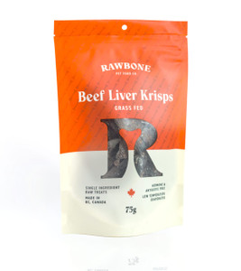 Rawbone Beef Liver Krisps – 75 g Rawbone Beef Liver Krisps – 75 g