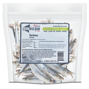 Iron Will Raw Sardines 1 lb