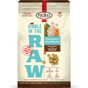 Primal Cat Kibble in the Raw Chicken & Fish 1.5 lb Primal Cat Kibble in the Raw Chicken & Fish 1.5 lb