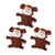 Zippy Paws Miniz Monkeys 3pk