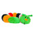 Patchwork Halloween Fall Caterpillar 35"