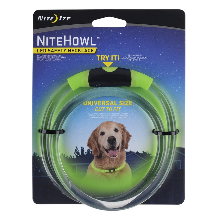 NiteHowl LED Safety Necklace Green