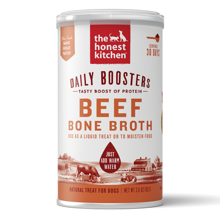 Honest Kitchen Daily Boosters Beef Bone Broth 3.6oz