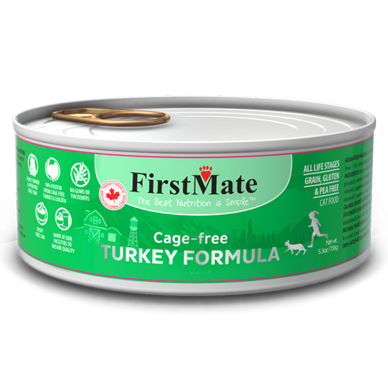 First Mate Cat GF LID Turkey 5.5oz