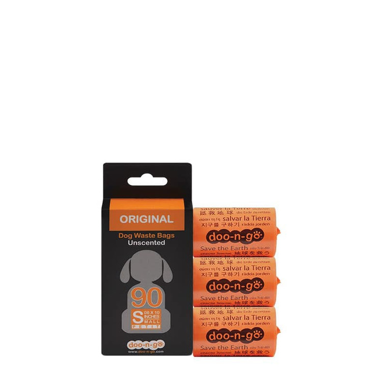 Doo-n-Go Poop Bags Small 8x10" Orange