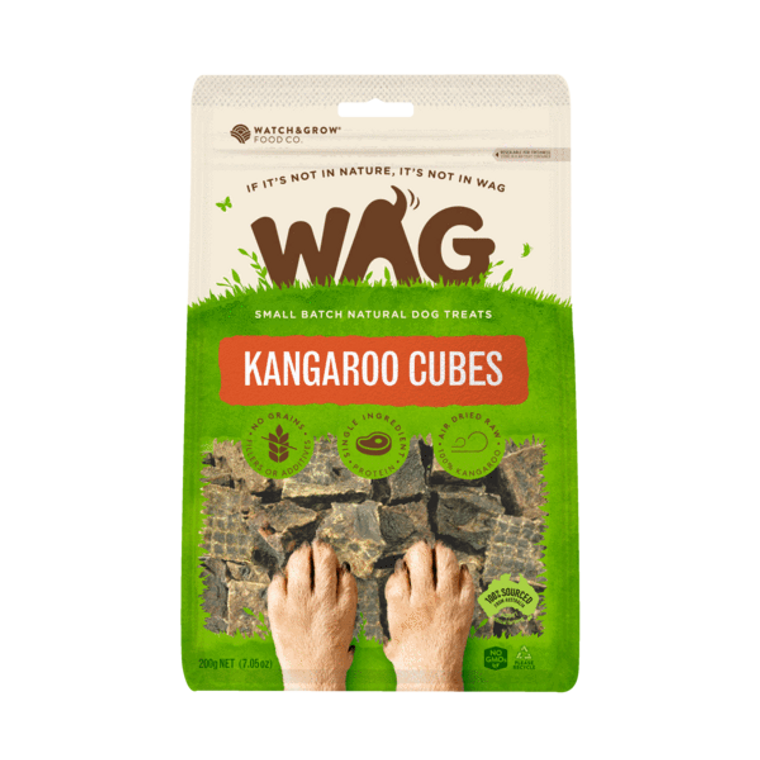 Wag Kangaroo Lung Cubes 200g(DISC)