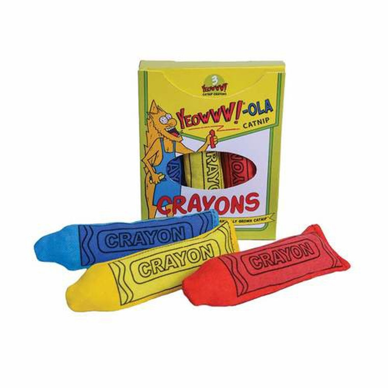 Yeowww! Catnip Crayons 3pk