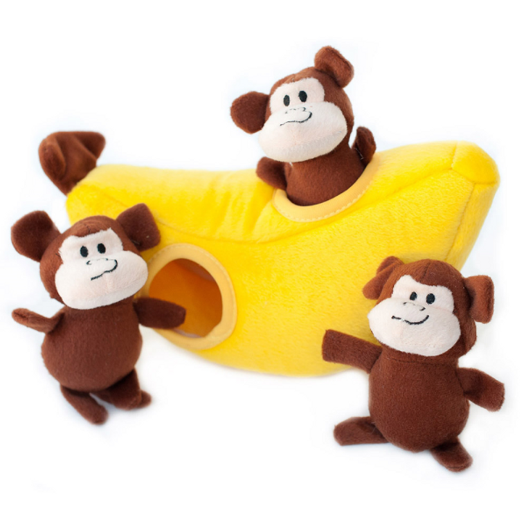 Zippy Paws Burrow Monkey n Banana
