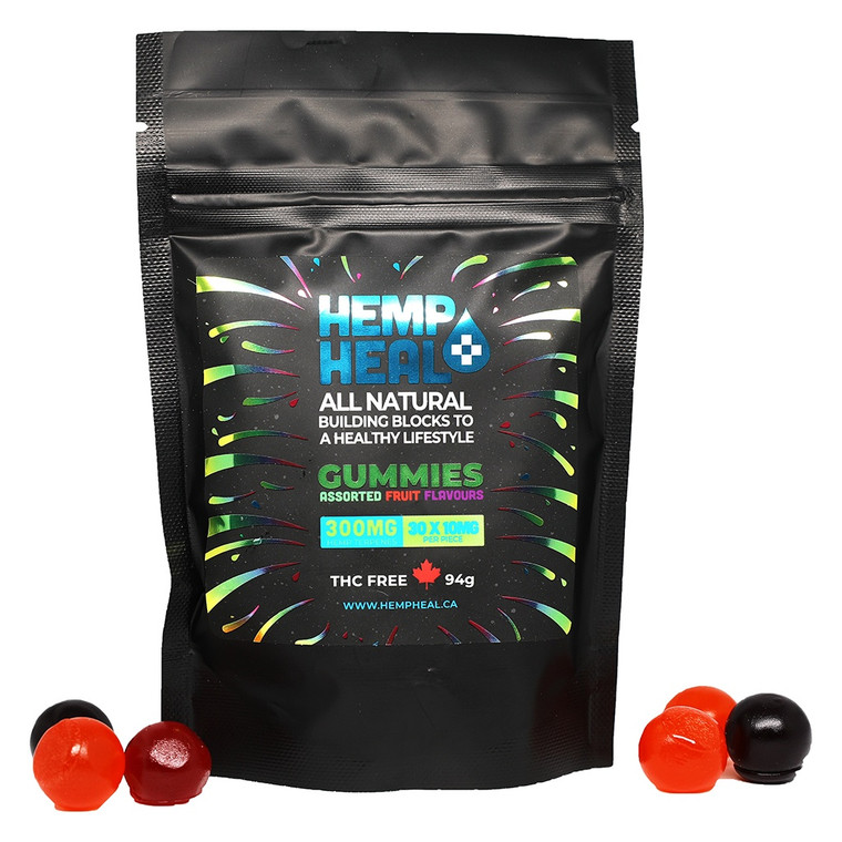 Hemp Heal All Natural Gummies 300mg