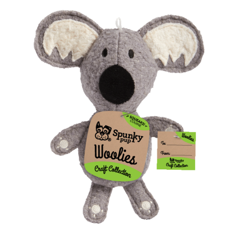 Spunky Pup Woolies Koala 8"