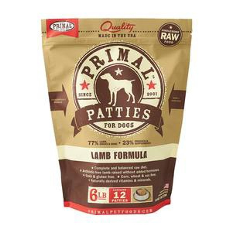 Primal Lamb Patties 6lb