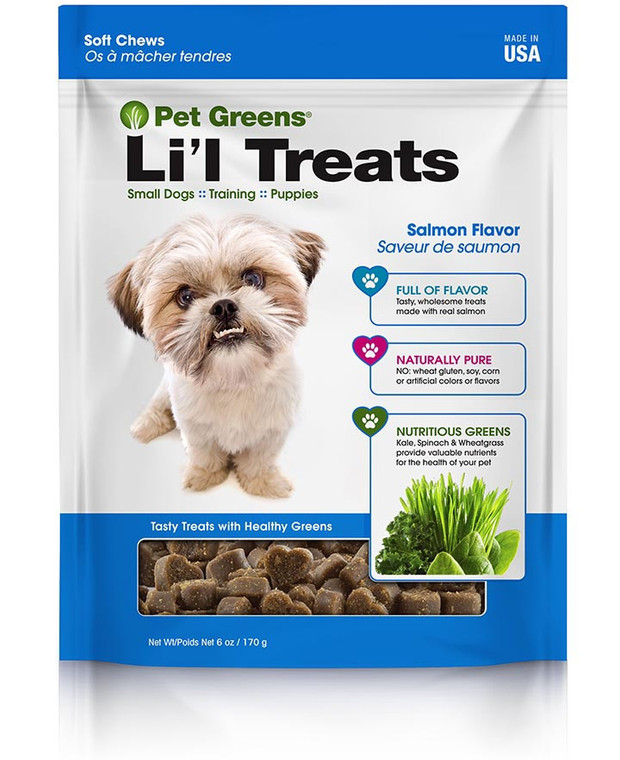 Pet Greens Li'l Treats Salmon 6oz