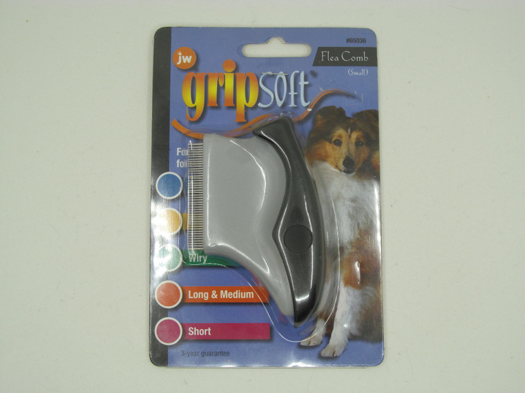 JW Grip Soft Flea Comb