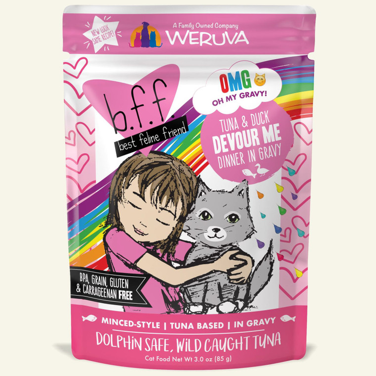 BFF Tuna & Duck Devour Me 2.8oz Pouch