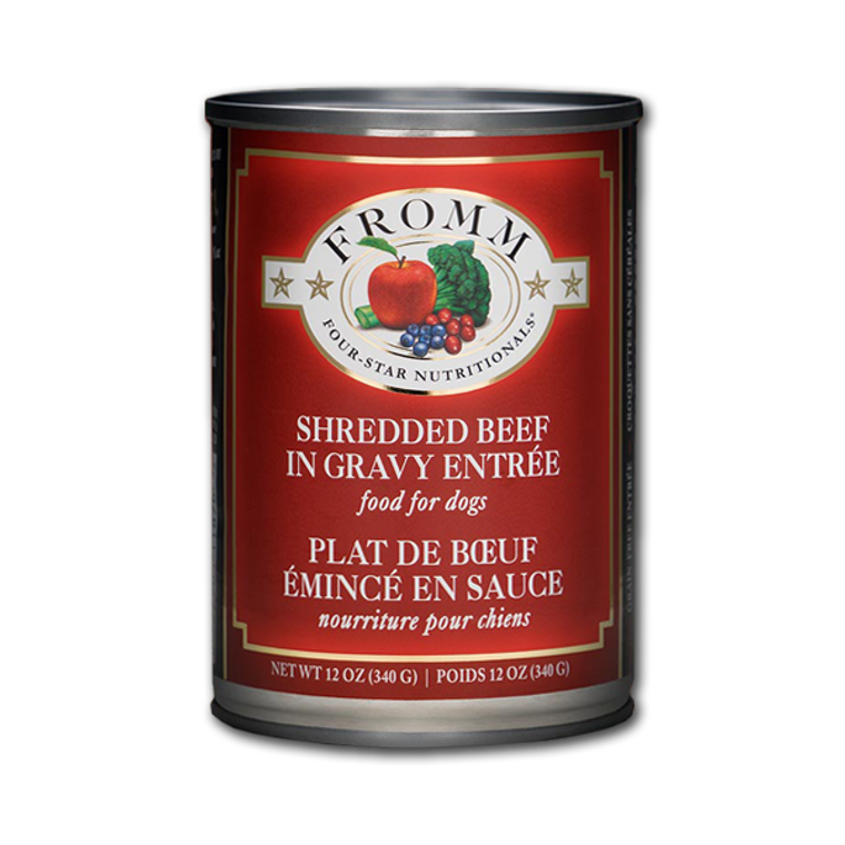 Fromm Dog Shredded Beef Entree 12 oz