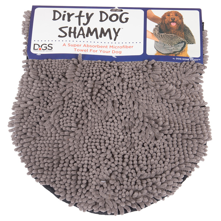 Dirty Dog Shammy Gray 13x31"