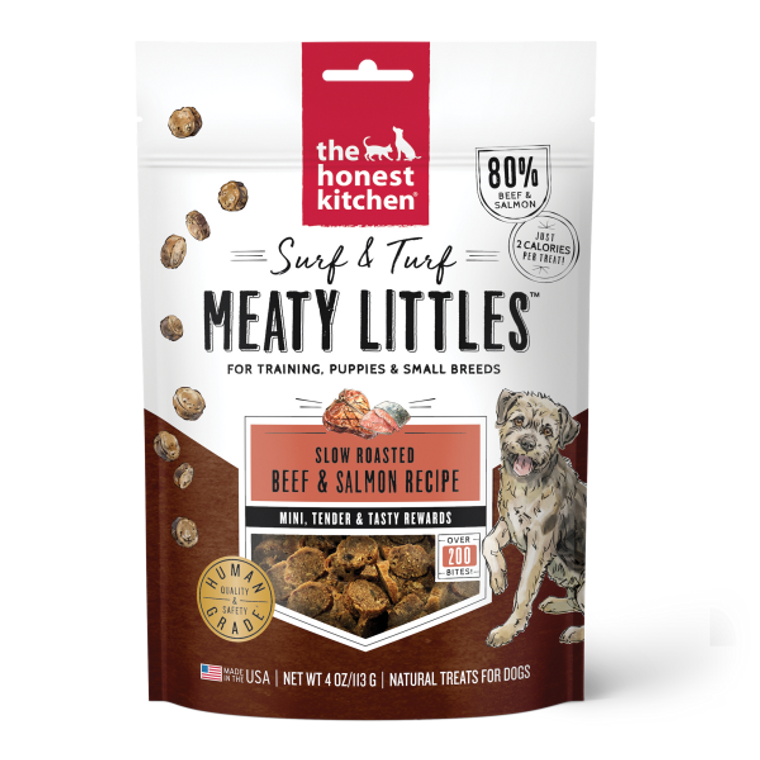 Honest Kitchen Meaty Littles Beef & Salmon 4oz