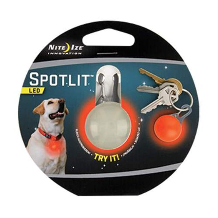 SpotLit Collar Light Red