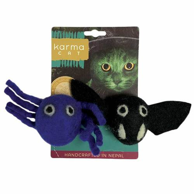 Dharma Dog Karma Cat Bat & Spider 2pk