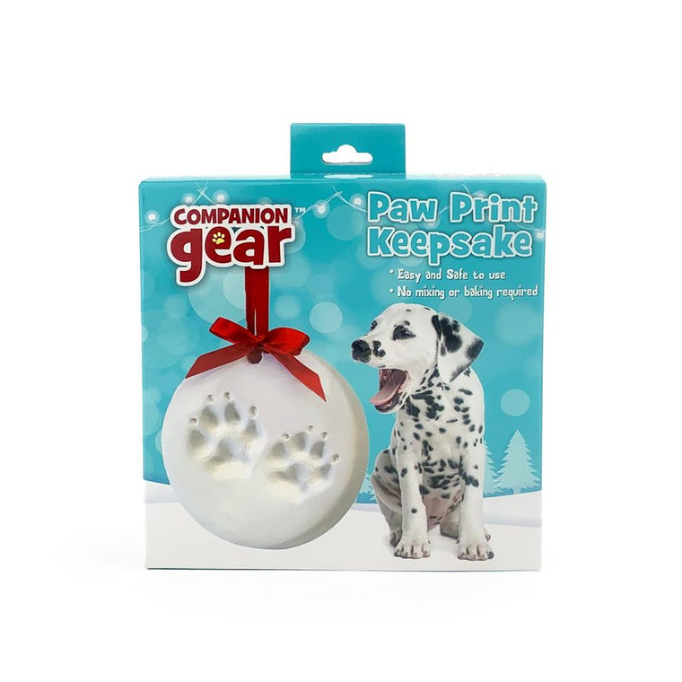 Roya Pet Xmas Paw Print Ornament