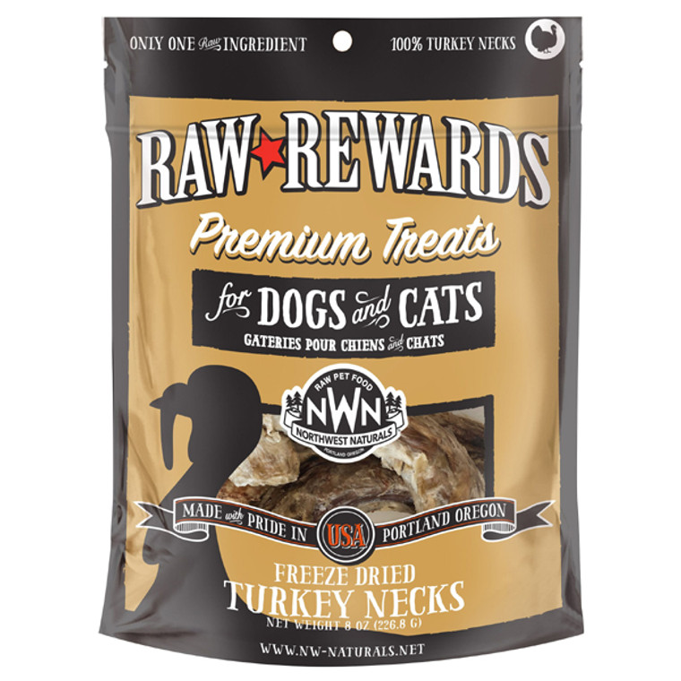 Northwest Naturals Freeze-Dried Turkey Necks 8oz