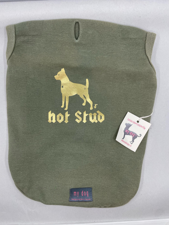 My Dog Hot Stud T-Shirt Green