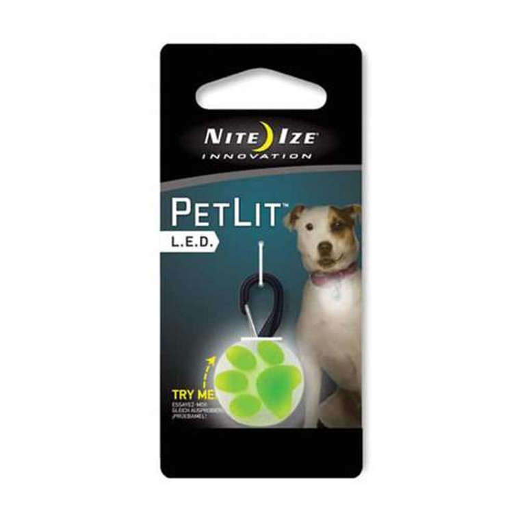 PetLit Collar Light Lime Paw