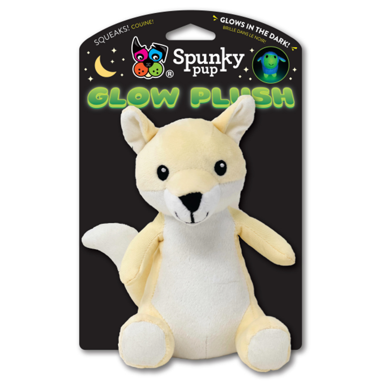 Spunky Pup Glow Plush Fox Small