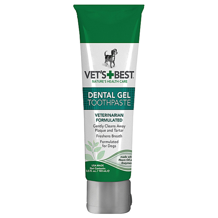Vets Best Dental Gel Toothpaste 3.5OZ