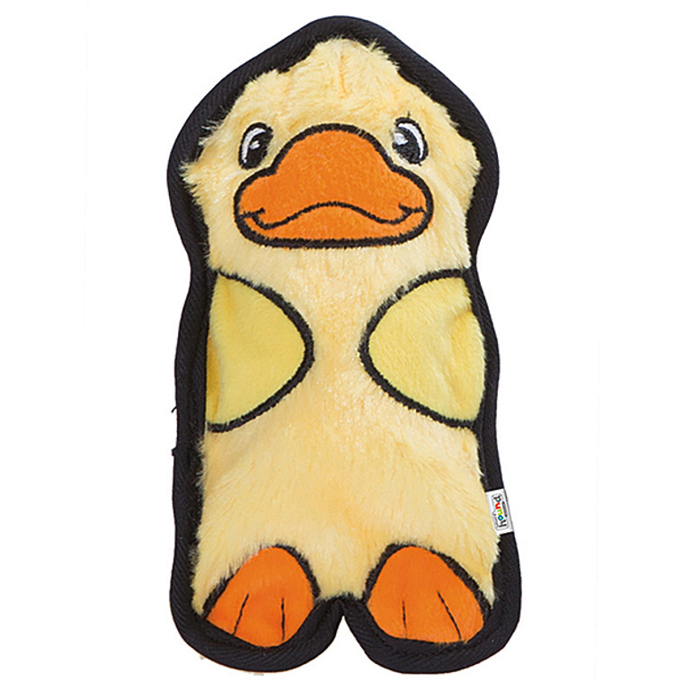 Outward Hound Invincibles Mini Duck, Stuffing Free & Squeak