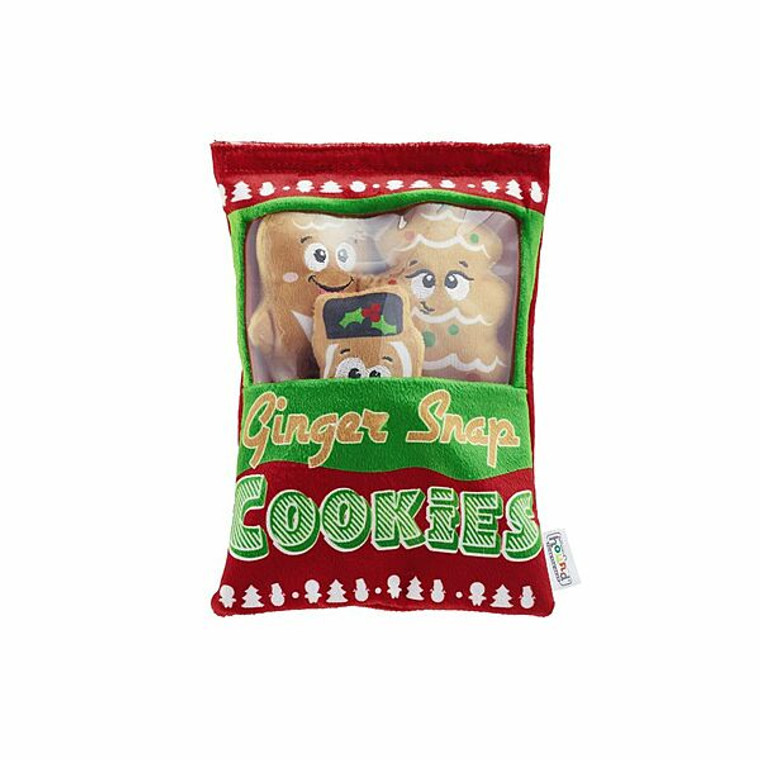 OutWard Hound  Xmas Gingersnap Snack Bag Brown