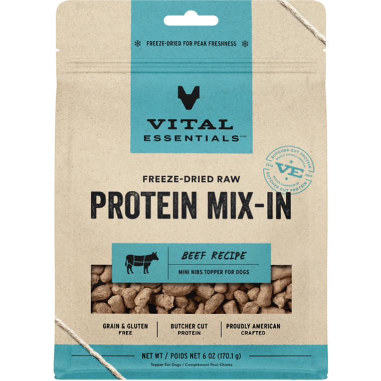 Vital Essentials FD Protein Mix-in Topper Beef 6oz
