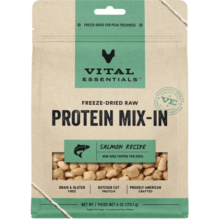 Vital Essentials FD Protein Mix-in Topper Salmon 6oz
