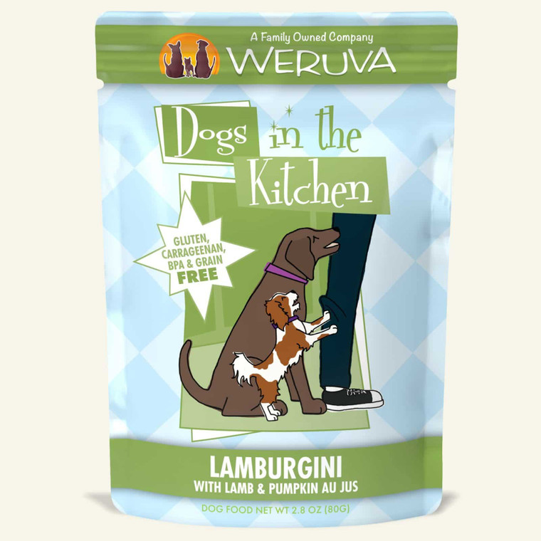 Dogs in the Kitchen Lamburgini 2.8oz Pouch x 12/case*DNO*