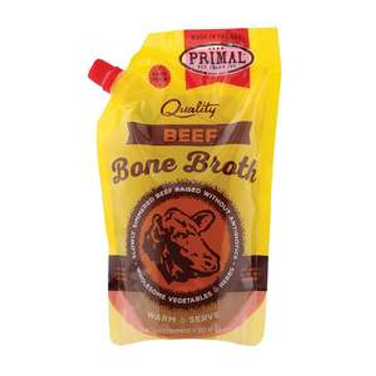 Primal Bone Broth Beef 20 oz x 4/Case