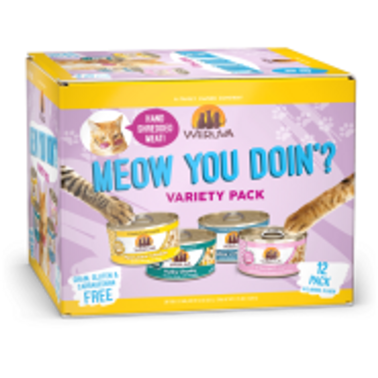 Weruva Cat Meow You Doin? Variety Pack 12/3oz