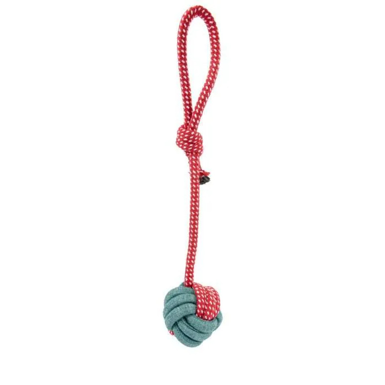 Brookbrand Pets Knot Ball - Red Rope