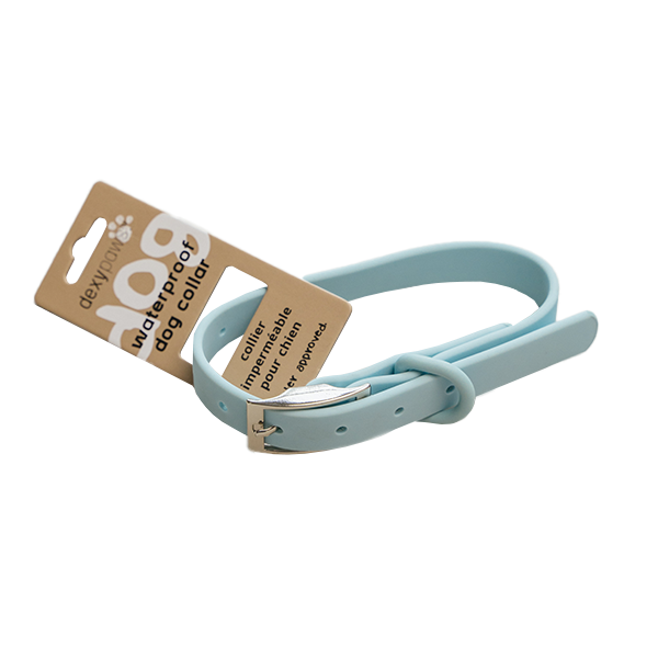 Dexypaws Dog Waterproof Collar Sky Blue