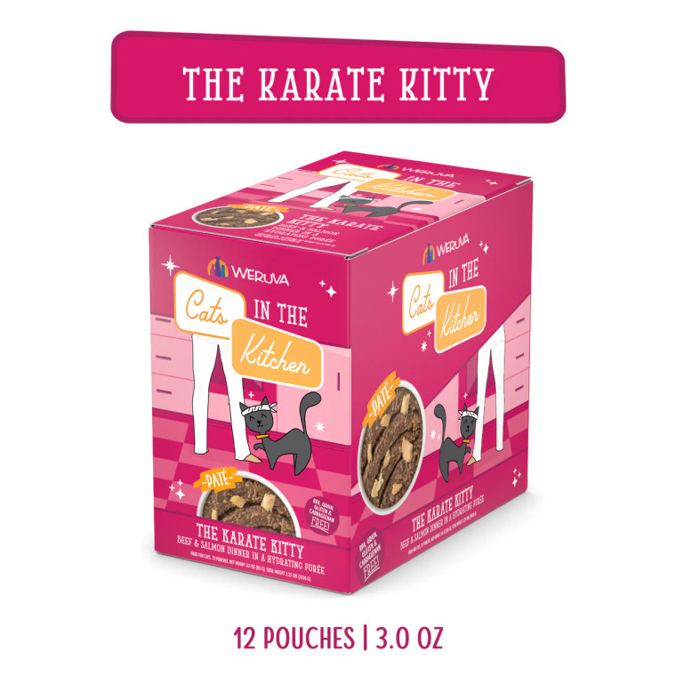 Weruva Cats in the Kitchen Pate Karate Kitty 3oz x12/case