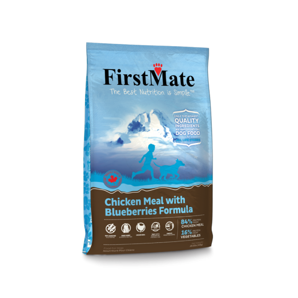 First Mate Dog LID GF Chicken with Blueberries 5 lb