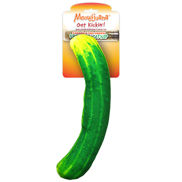 Meowijuana Cat Toy Get Kickin' Spicy Pickle
