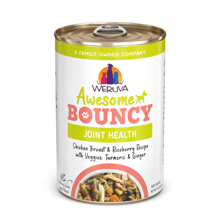Weruva Awesome Bouncy Chicken, Riceberry and Veggies 14oz Can