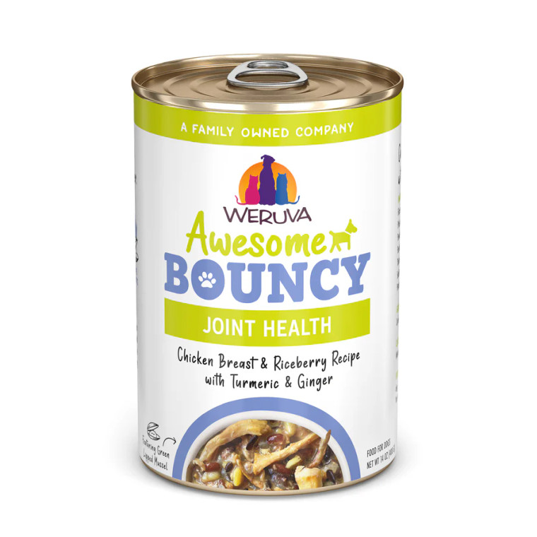 Weruva Awesome Bouncy Chicken and Riceberry 14oz Can