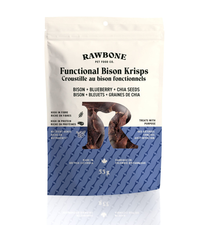 Rawbone Functional Bison Krisps 55g