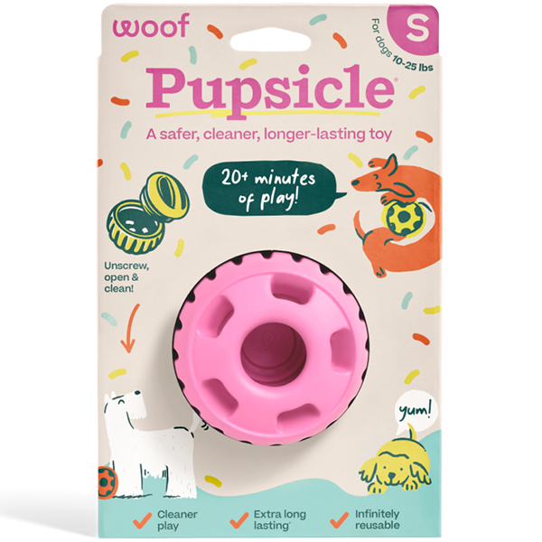 Woof Pet Pupsicle Toy Pink