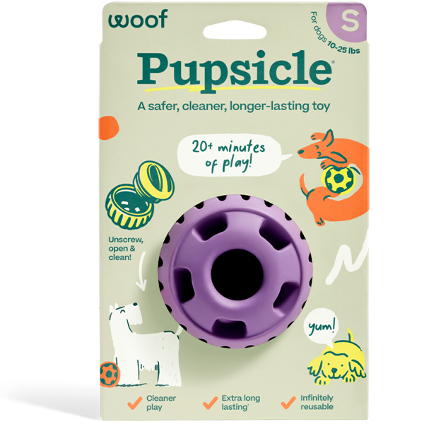 Woof Pet Pupsicle Toy Lavender