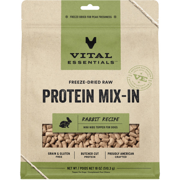 Vital Essentials Rabbit  Entree Crunchy Mini Nibs