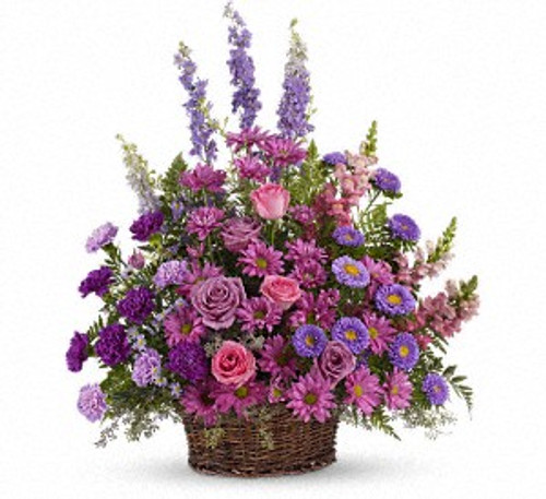 Gracious Lavender Basket