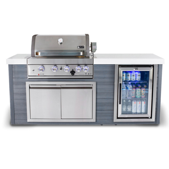 Mont Alpi MA400 Artwood Island in Stainless Steel - MA400-AW